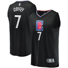 Load image into Gallery viewer, Amir Coffey LA Clippers Fanatics Branded Fast Break Replica Player Jersey Black - Statement Edition