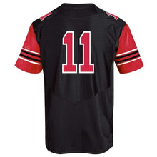 Load image into Gallery viewer, #11 Utah Utes Under Armour Replica Football Jersey - Black