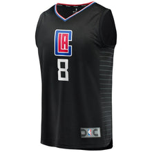 Load image into Gallery viewer, Maurice Harkless LA Clippers Fanatics Branded Fast Break Replica Player Jersey Black - Statement Edition