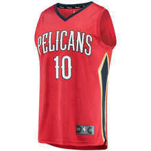 Load image into Gallery viewer, Jaxson Hayes New Orleans Pelicans Fanatics Branded Fast Break Jersey Red - Statement Edition