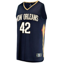 Load image into Gallery viewer, Alexis Ajinca New Orleans Pelicans Fanatics Branded Fast Break Player Jersey - Icon Edition - Navy