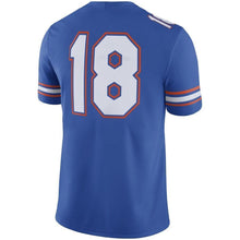 Load image into Gallery viewer, #18 Florida Gators Jordan Brand 2018 Game Football Jersey - Royal