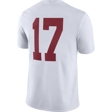 Load image into Gallery viewer, #17 Alabama Crimson Tide Nike Game Jersey - White