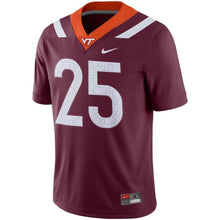 Load image into Gallery viewer, #25 Virginia Tech Hokies Nike Game Jersey - Maroon