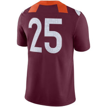 Load image into Gallery viewer, #25 Virginia Tech Hokies Nike Game Jersey - Maroon